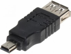 USB miniUSB - USB adaptér čierny (USB-W-MINI/USB-G)