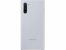 Silikónový kryt Samsung Samsung pre Galaxy Note 10 strieborný