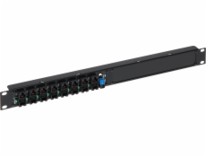 Delta Patch panel 19" 8x RJ-45 / 8x RJ-45 (POE-8/R19)