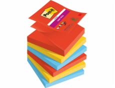 Post-It 3M Post-it® Super Sticky Z-Notes, HRAVÉ, 76x76mm, 6x90 kariet.