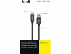 Budi USB-A - USB-C kábel USB 1,2 m čierny (BD178T)