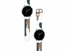 Hurtel Strap Camo Band pre Samsung Galaxy Watch 46mm silikónový remienok Camo Watch náramok (1)