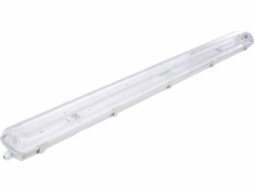 Volteno Hermetické svietidlo pre LED trubice 2x120cm Šedé IP65 ABS + PS 126,5x11,2x8,3cm VO0639