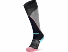 Bridgedale Women's Ski Mid Merino P Pattern - blk/crl veľkosti 35-37