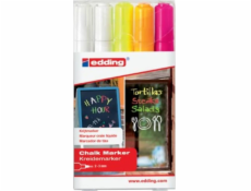 Edding Chalk fixky, 5 ks, farebné