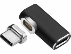 MicroConnect magnetický USB-C adaptér 90 °