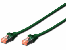 Digitus Patchcord CAT6, S-FTP, 0,25 m, zelený, 10 kusov (DK-1644-0025-G-10)