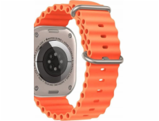 Tech-ProtectICONBAND PRE APPLE HODINKY 4 / 5 / 6 / 7 / 8 / SE / ULTRA (42 / 44 / 45 / 49 MM) ORANŽOVÉ