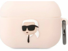 Karl Lagerfeld puzdro Karl Lagerfeld KLAPRUNIKP kryt Apple AirPods Pre ružový/ružový Silikónový Karl Head 3D