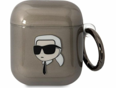 Karl Lagerfeld Karl Lagerfeld KLA2HNIKTCK AirPods 1/2 kryt čierny/čierny Karl`s Head