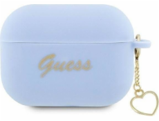 Guess Case Guess GUAP2LSCHSB kryt Apple AirPods Pre 2 modrý/modrý Silikónové kúzlo Heart Collection