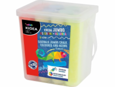 Derform Colored + neónová krieda Jumbo 12 ks.