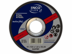 Rezný kotúč Inco Flex Steel typ 41 125x1.0x22.23mm - M41-125-1.0-22A60T