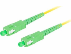 Lanberg FIBER OPTIC PATCHCORD SM SC/APC-SC/APC SIMPLEX 3,0MM LSZH G657A1 3M ŽLTÝ LANBERG