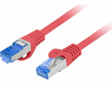 Lanberg PATCHCORD CAT.6A S/FTP LSZH CCA 0,25 M ČERVENÁ MOTORKA PREŠLA LANBERG