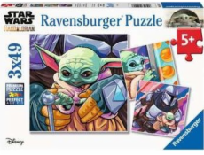 Puzzle Ravensburger 3x49 dielikov v The Mandalorian