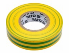 Yato Electrical izolačná páska 15x0,13mm 20m PVC, izolácia-max 40kV žltozelená - YT-81593