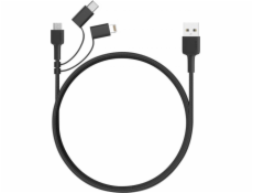 Aukey USB-A kábel USB – 1,2 m čierny (CB-BAL5)