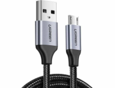 Ugreen USB-A - microUSB USB kábel 3 m čierny (UGR1159BLK)