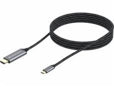 Conceptronic USB-C - HDMI kábel 2 m Čiernostrieborný (ABBY10G)