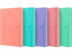 Oxford Notebook Oxford Signature A5/80k mriežka, mix farieb