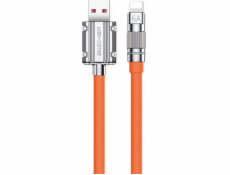 Wekome USB-A – Lightning kábel 1 m oranžový (WK-WDC-186_01_ORANGE)