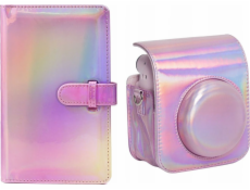 LoveInstant Case Case Cover pre Fujifilm Instax Mini 12 + 96 Photo Album / Pink Flash