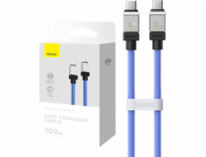 Baseus USB-C – USB-C kábel USB 2 m Modrý (CAKW000303)