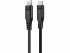 Acefast USB-C – Lightning kábel 1,2 m čierny (6974316280804)