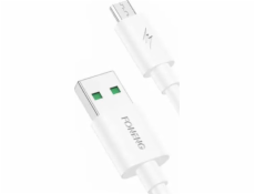 Foneng USB-A - microUSB USB kábel 1 m Biely (X67 Micro)