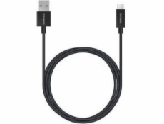 Duracell USB-A – USB-C kábel USB 1 m čierny (USB5031A)