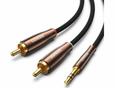 Ugreen Jack 3,5 mm - RCA (Cinch) kábel x 2 1m čierny (80845)