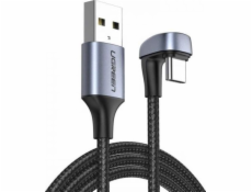 Uzelený USB-A - USB-C kábel USB 1 m sivý (70313)