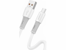 Foneng USB-A - microUSB kábel 1,2 m biely (X86 Micro)