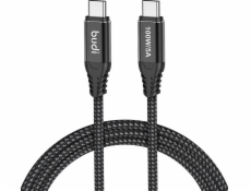 Budi USB-C - USB-C USB kábel 3 m čierny (220TT30)