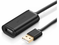 Ugreen USB-A - USB-A USB kábel 10 m čierny (UGR403BLK)