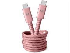 Fresh n Rebel USB-C USB kábel – 1,5 m ružový (001911540000)