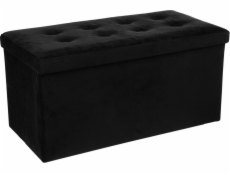 Atmosphera Prešívaná taška Adaline Black 76x38 cm