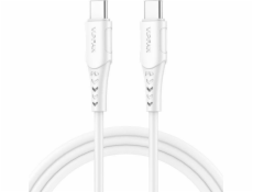 Vipfan USB-C - USB-C kábel USB 1 m Biela (P05-1m)