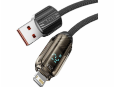 Toocki USB-A - Lightning kábel 1 m čierny (TXCLYX01)