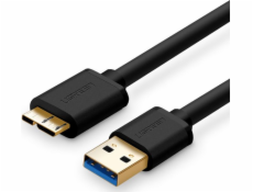 Ugreen USB-A - microUSB USB kábel 1 m čierny (10841)