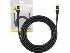 Sieťový kábel Baseus kategórie 8 Baseus Ethernet RJ45, 40 Gbps, 2 m (čierny)