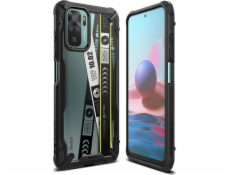 Hurtel Ringke Fusion X Design Armored Case with Frame Xiaomi Redmi Note 10 / Redmi Note 10S black (pásik na vstupenky) (XDXI0029)