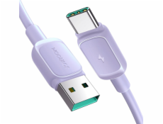 Joyroom USB-A – USB-C kábel USB-C 1,2 m fialový (JYR761)