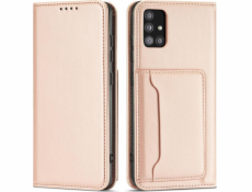 Puzdro Hurtel Magnet Card Case pre Xiaomi Redmi Note 11 Pre Cover Card Wallet Card Stand Pink