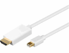 MicroConnect DisplayPort Mini - HDMI kábel 3m biely (MDPHDMI3-4K)