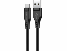 Acefast USB-A – USB-C kábel USB 1,2 m čierny (6974316280866)