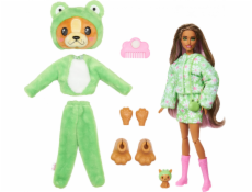 Bábika Barbie Mattel Cutie Reveal Frog Dog Series Kostýmy zvierat HRK24