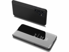 Flipový kryt Hurtel Clear View Case pre Samsung Galaxy S22 Ultra čierny