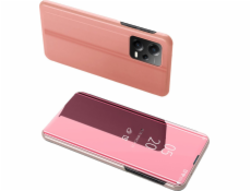 Puzdro Hurtel Clear View Case pre kryt Xiaomi Redmi Note 12 Pro+ s chlopňou ružové